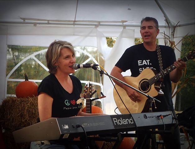 Ellen with Bill Bartlett at Happily Ever Esther Farm Sanctuary - Oct 2017