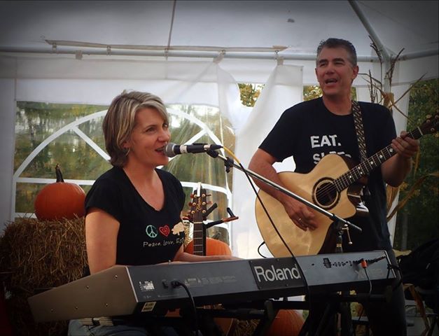 Ellen with Bill Bartlett at Happily Ever Esther Farm Sanctuary - Oct 2017